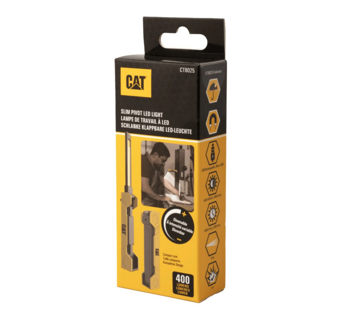 Акумуляторний складний ліхтарик CAT 40/400 лм