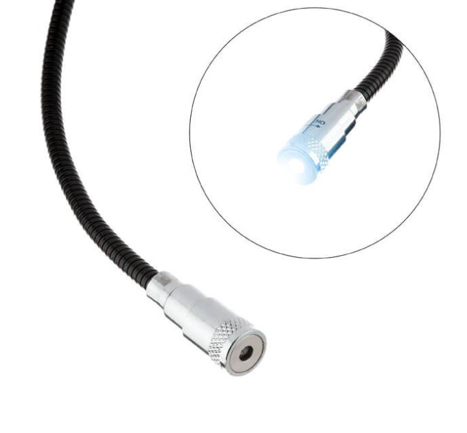 Захват магнітний гнучкий з led-підсвічуванням 565 мм, 2.25 кг INTERTOOL ET-1010
