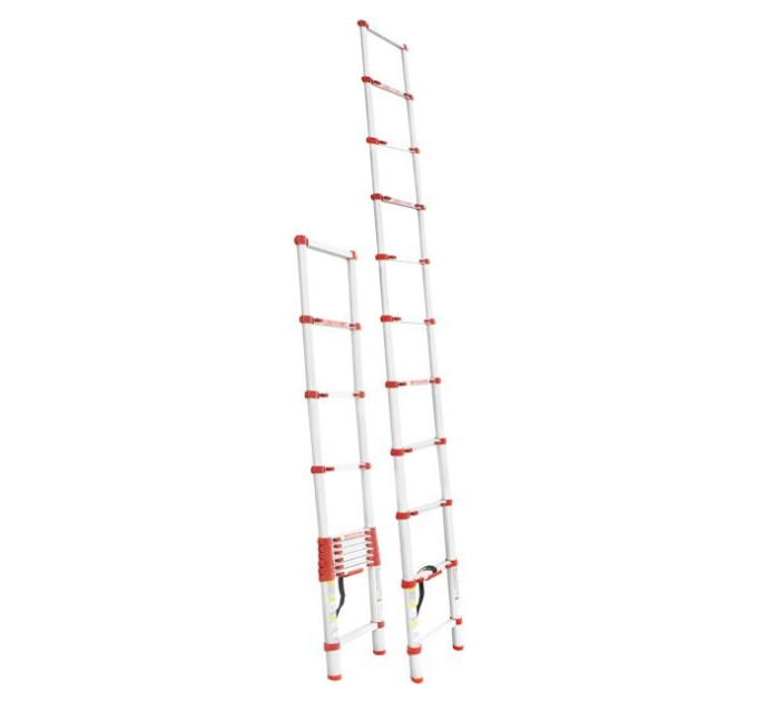 Драбина з алюмінію, телескопічна 10 сход., 3,20 м INTERTOOL LT-3032