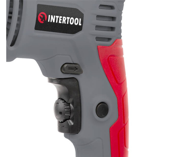 Дриль ударний 600 Вт, 0-3000 об/хв., 1.5-13 мм, реверс INTERTOOL DT-0109