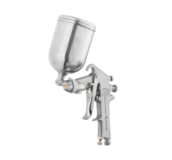 Фарбопульт пневматичний HP, форсунка 1.5 мм, верхній металевий бачок 400 мл, 5 бар INTERTOOL PT-0202