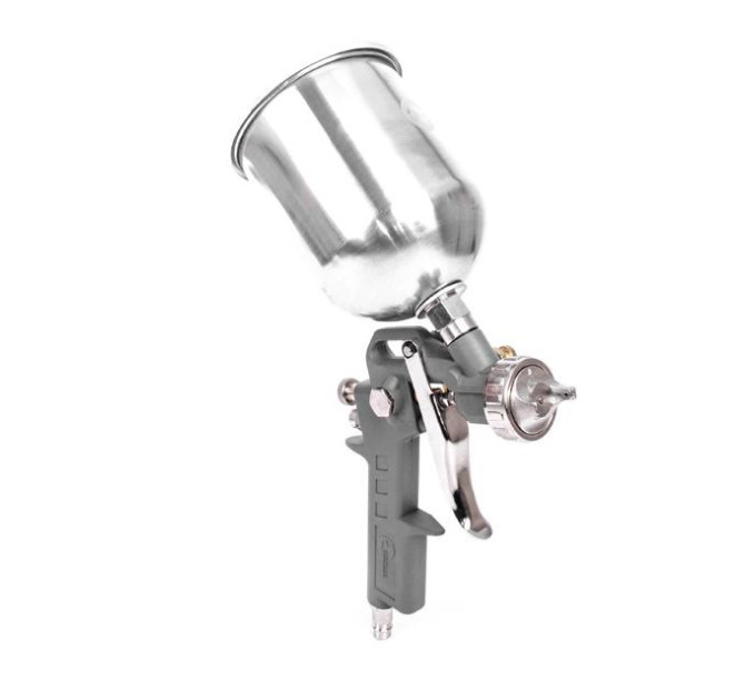 Фарбопульт пневматичний HP, форсунка 1.5 мм, верхній металевий бачок 600 мл, 5 bar INTERTOOL PT-0205