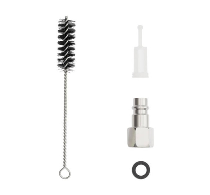 Фарбопульт пневматичний HP MINI, форсунка 0.5 мм, верхній металевий бачок 125 мл, 5 бар INTERTOOL PT-0306