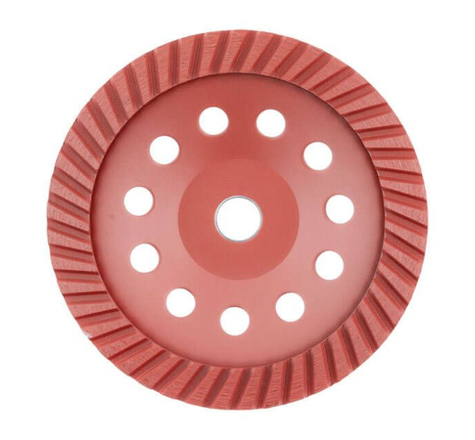 Фреза шліфувальна торцева алмазна Turbo 180 x 22.2мм INTERTOOL CT-6280