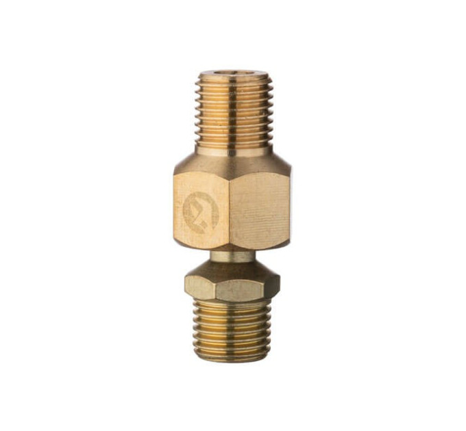 Шарнір поворотний зовнішня різьба 1/4 "- 1/4", латунь STORM INTERTOOL PT-2208