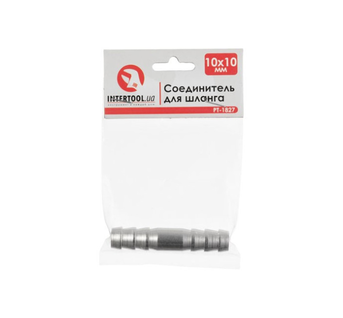 З'єднувач для шланга 10х10мм INTERTOOL PT-1827
