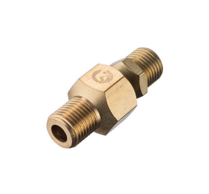 Шарнір поворотний зовнішня різьба 1/4 "- 1/4", латунь STORM INTERTOOL PT-2208