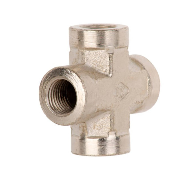 З'єднання хрестове зі внутрішньою різьбою 1/4" INTERTOOL PT-1864