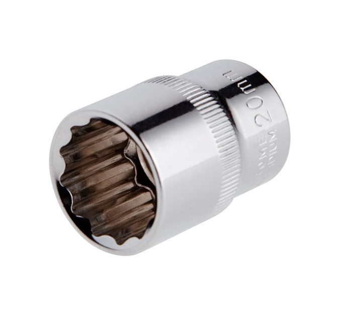 Головка 12 гр. 1/2", 20 мм INTERTOOL ET-0220