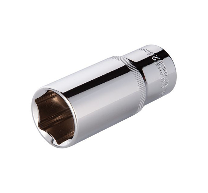 Головка шестигранна подовжена 1/2" 24*78 мм CrV INTERTOOL ET-0124