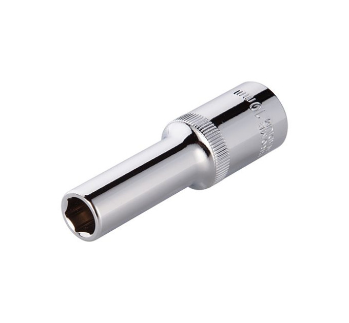 Головка шестигранна подовжена 1/2", 10*78 мм CrV INTERTOOL ET-0110