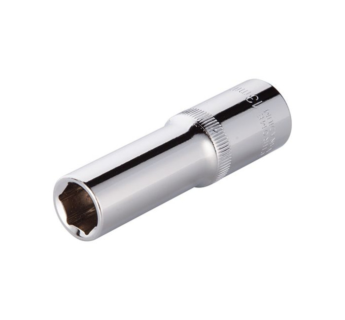 Головка шестигранна подовжена 1/2", 13*78 мм CrV INTERTOOL ET-0113