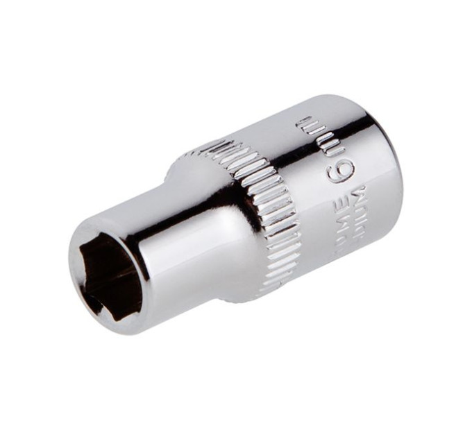 Головка шестигранна 1/4", 6 мм, Cr-V STORM INTERTOOL ET-0436