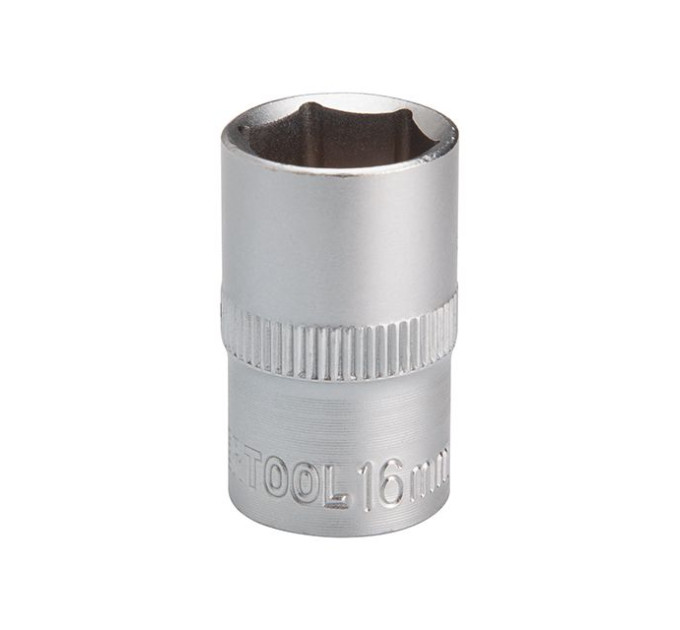 Головка шестигранна 1/2", 16*38 мм INTERTOOL ET-2016