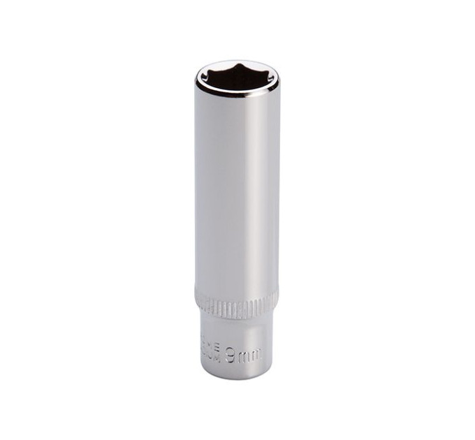 Головка шестигранна подовжена 1/4", 9 мм, Cr-V STORM INTERTOOL ET-0459