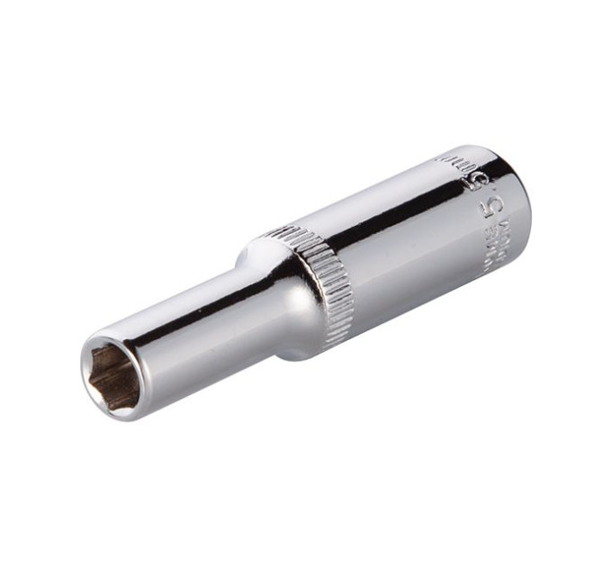 Головка шестигранна подовжена 1/4", 5.5 мм, Cr-V STORM INTERTOOL ET-0455