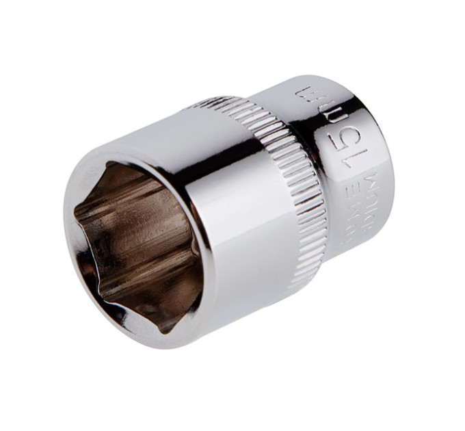 Головка шестигранна 3/8", 15 мм, Cr-V STORM INTERTOOL ET-0415