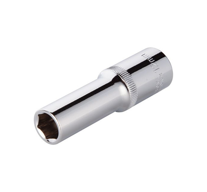 Головка шестигранна подовжена 1/2" 12*78 мм CrV INTERTOOL ET-0112