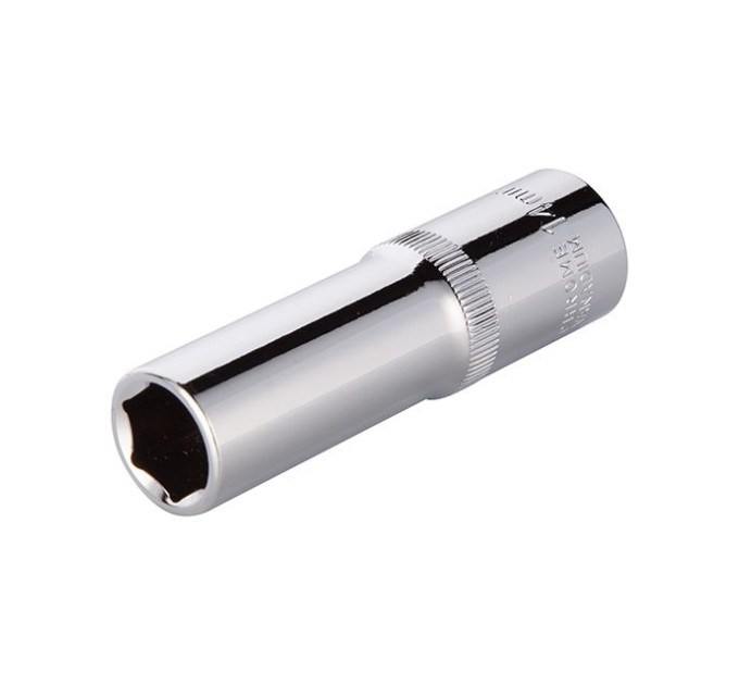 Головка шестигранна подовжена 1/2", 14*78 мм CrV INTERTOOL ET-0114