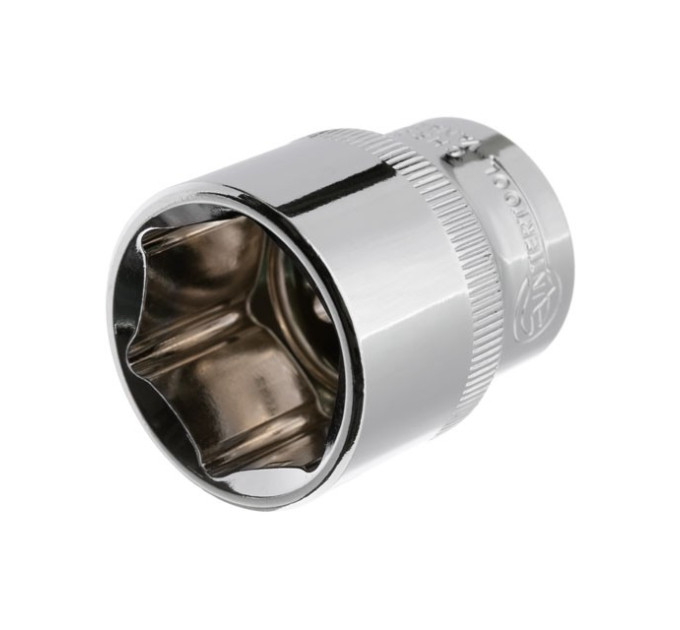Головка шестигранна 1/2" 27*42 мм CrV INTERTOOL ET-0027