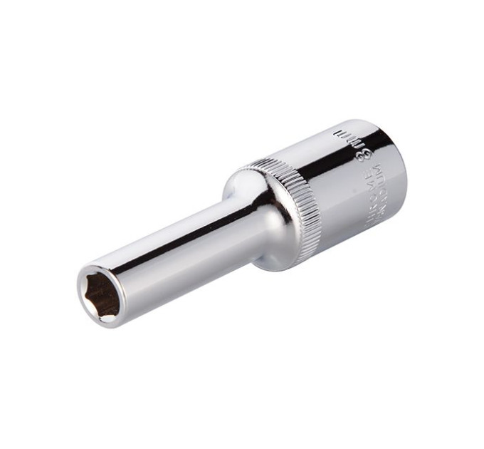 Головка шестигранна подовжена 1/2" 8*78 мм CrV INTERTOOL ET-0108