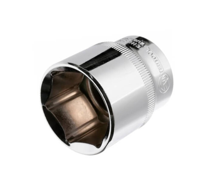 Головка шестигранна 1/2", 30*44 мм CrV INTERTOOL ET-0030