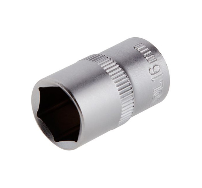 Головка шестигранна 1/2", 16*38 мм INTERTOOL ET-2016