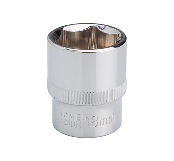 Головка шестигранна 3/8", 18 мм, Cr-V STORM INTERTOOL ET-0418