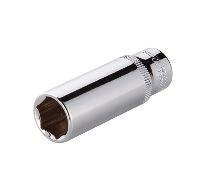 Головка шестигранна подовжена 1/4", 12 мм, Cr-V STORM INTERTOOL ET-0462