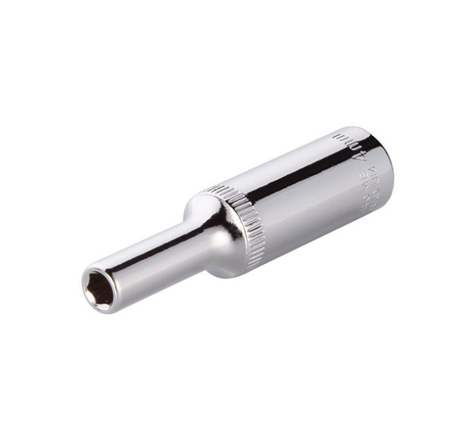 Головка шестигранна подовжена 1/4", 4 мм, Cr-V STORM INTERTOOL ET-0452