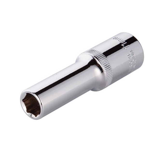 Головка шестигранна подовжена 1/2", 11*78 мм CrV INTERTOOL ET-0111