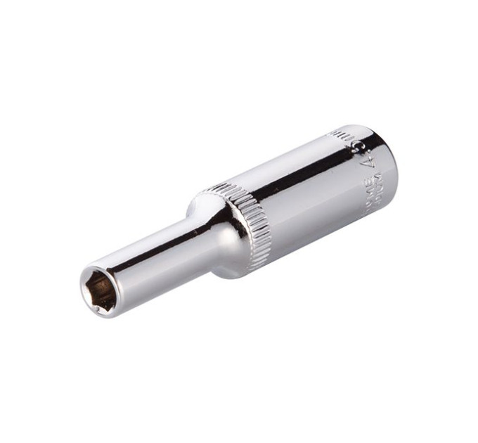 Головка шестигранна подовжена 1/4", 4.5 мм, Cr-V STORM INTERTOOL ET-0453