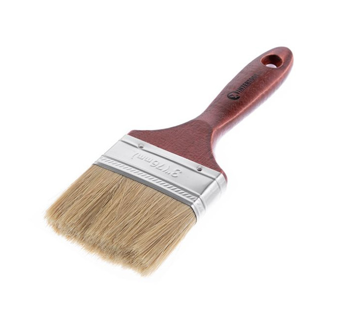 Пензель флейцевий 76x17.5x50 мм INTERTOOL KT-1076