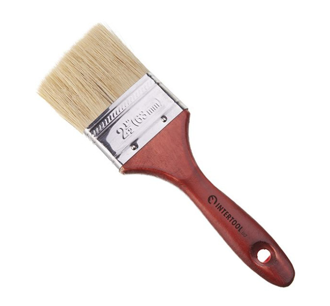 Пензель флейцевий 76x17.5x50 мм INTERTOOL KT-1076