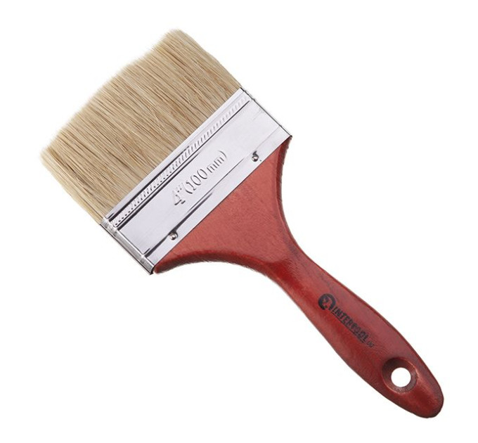 Пензель флейцевий 102x18.5x52 мм INTERTOOL KT-1102