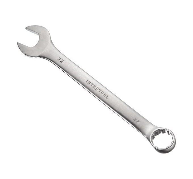 Ключ комбінований 32 мм CrV INTERTOOL HT-1232