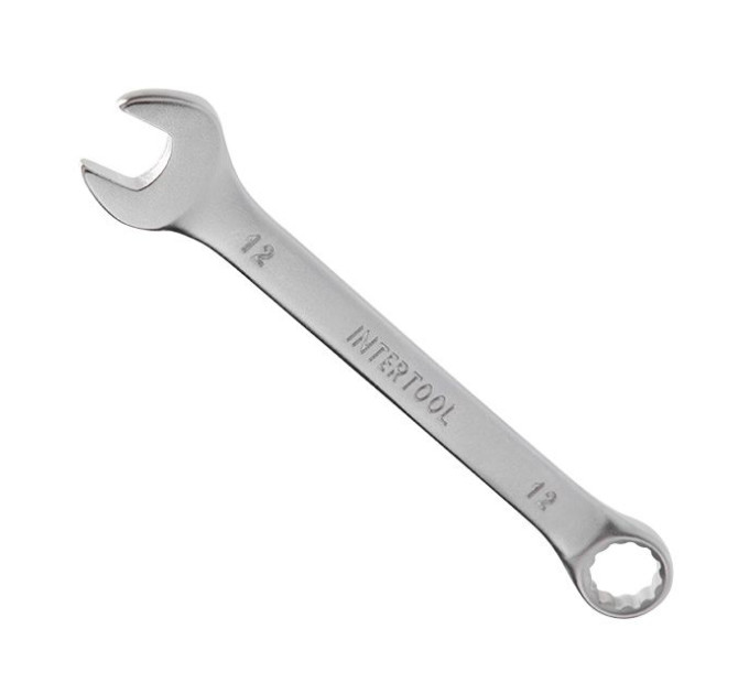Ключ комбінований 12 мм CrV INTERTOOL HT-1212