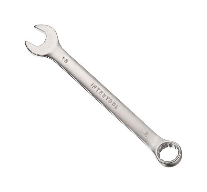 Ключ комбінований 18 мм CrV INTERTOOL HT-1218
