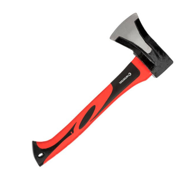 Колун кований 1000 г, ручка з фібергласу INTERTOOL HT-0274