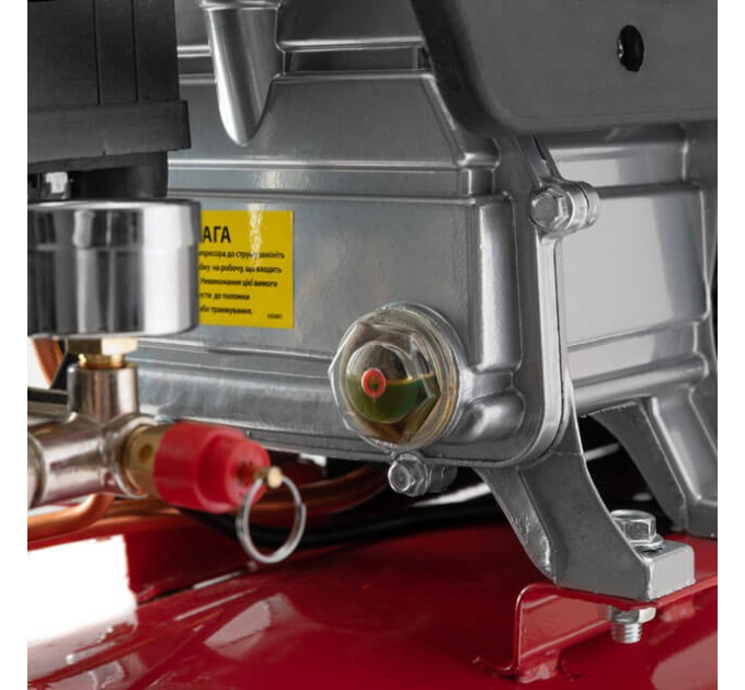 Компресор 50 л, 1500 Вт, 220 В, 8 aтм, 206 л/хв. INTERTOOL PT-0003