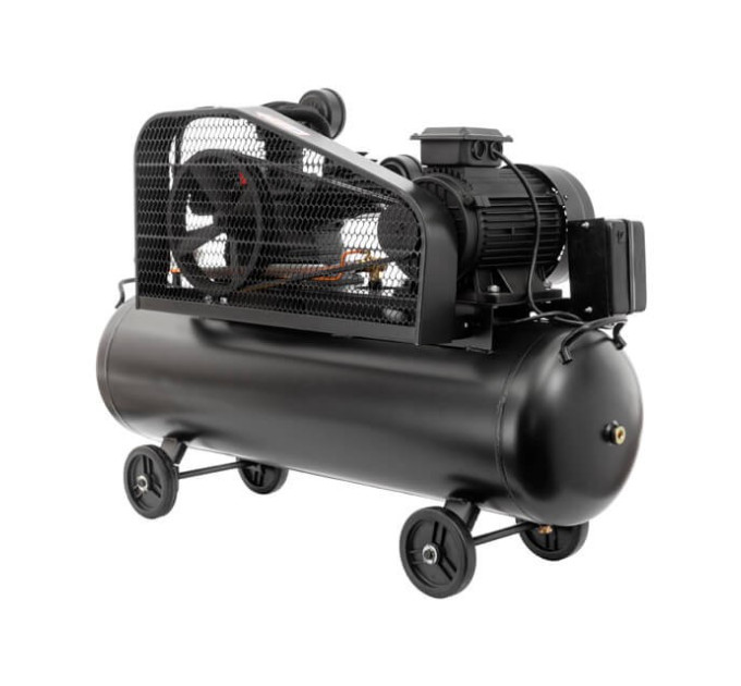Компресор 100 л, 4 кВт, 380 В, 10 aтм, 600 л/хв., 3 циліндри STORM INTERTOOL PT-0036