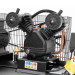 Компресор 100 л, 3 кВт, 380 В, 10 aтм, 500 л/хв., 2 циліндри INTERTOOL PT-0013
