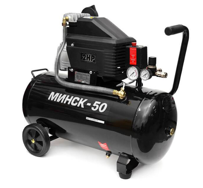 Компресор МК 50, 1.5 кВт, 220 В, 8 атм, 205 л/хв INTERTOOL PT-0021