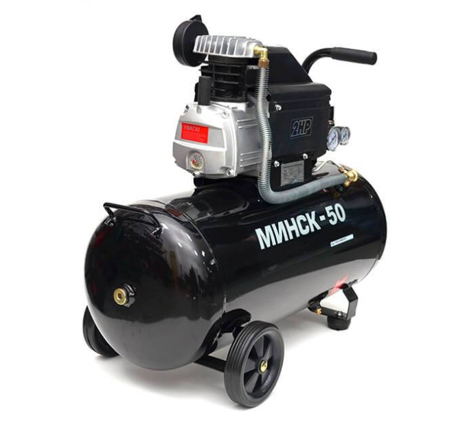 Компресор МК 50, 1.5 кВт, 220 В, 8 атм, 205 л/хв INTERTOOL PT-0021