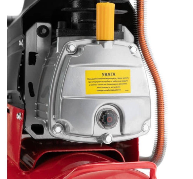 Компресор 24 л, 1500 Вт, 220 В, 8 атм, 206 л/хв. INTERTOOL PT-0010
