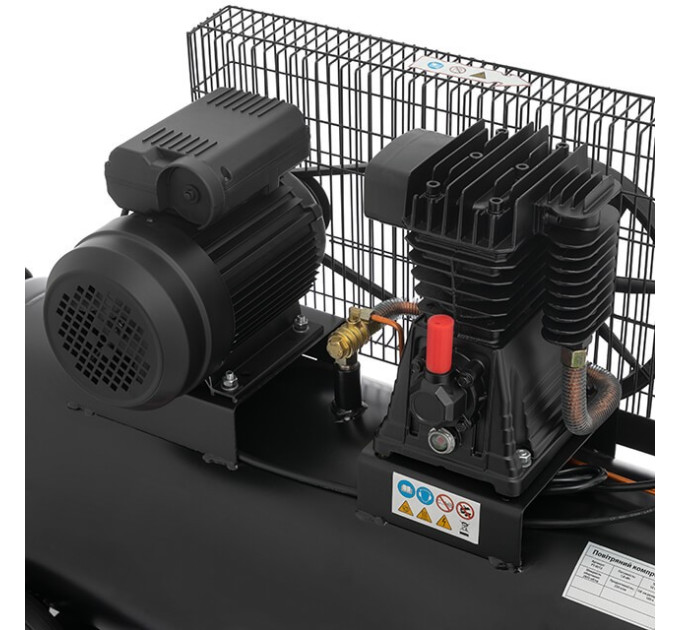 Компресор 100 л, 1.8 кВт, 220 В, 10 атм, 250 л/хв. INTERTOOL PT-0012