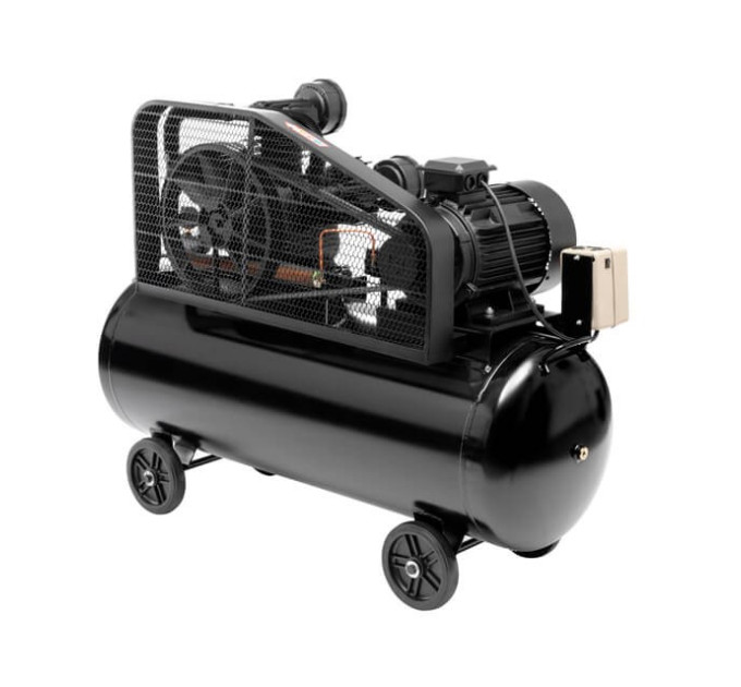 Компресор 200 л, 7,5 кВт, 380 В, 10 aтм, 1050 л/хв., 3 циліндри INTERTOOL PT-0040