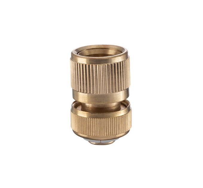 Конектор латунний 1/2" на шланг 1/2" STORM INTERTOOL GE-1216