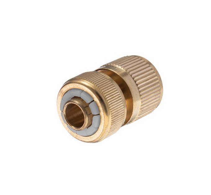 Конектор латунний 1/2" на шланг 1/2" STORM INTERTOOL GE-1216
