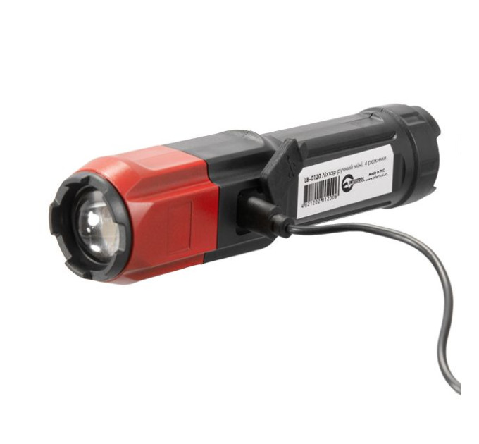 Ліхтар ручний міні, 4 режими INTERTOOL LB-0120